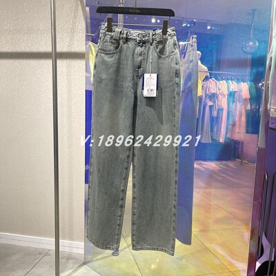 jessyline国内专柜代购2024春款杰茜莱杰西莱牛仔裤422110031-469