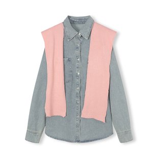 MixMax/ins特卖2024春季国内专柜正品牛仔外套 1241213050-999