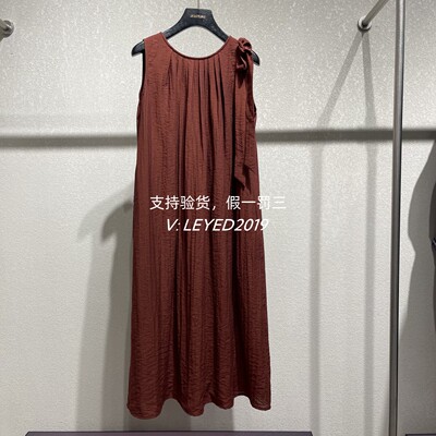 专柜正品jessyline 杰西莱2025夏季新款连衣裙无袖522211523-489
