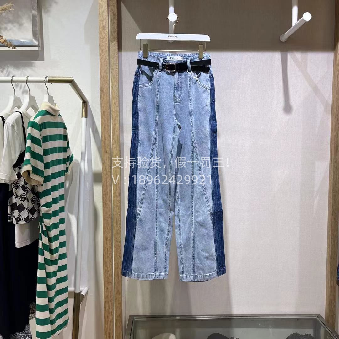 jsister2023夏专柜正品国内代购JS商场同款牛仔裤S323210412-839