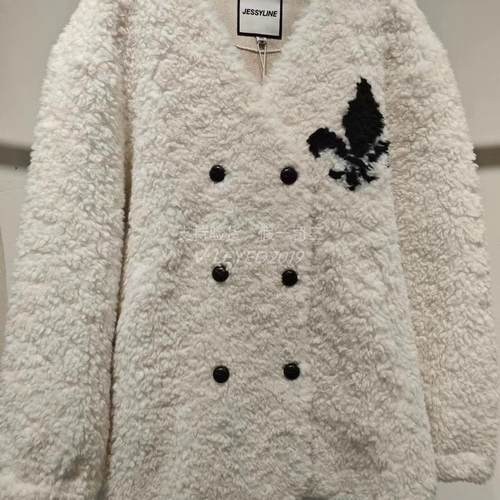 jsister2024年冬季女装时尚白色