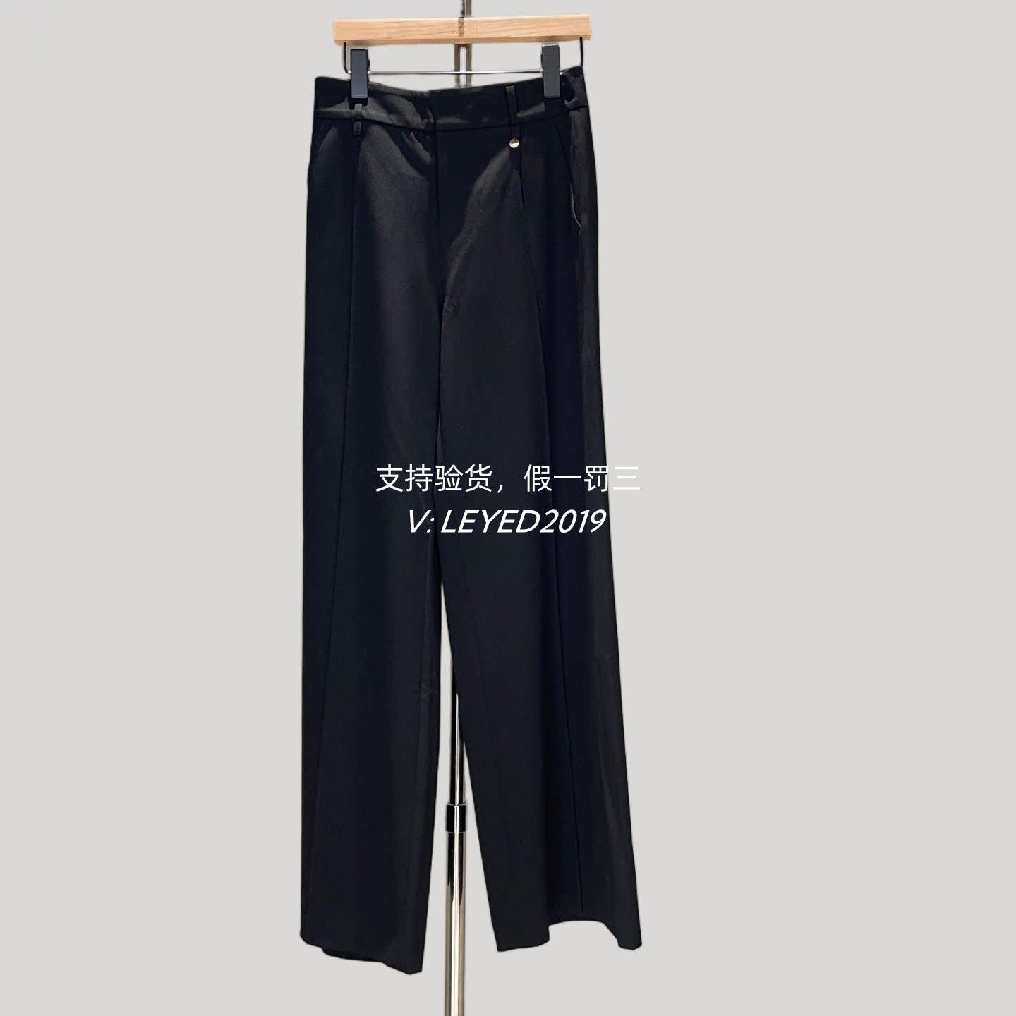 香系列 专柜正品2025冬款裤子高腰阔腿裤直筒长裤K509A839100-799