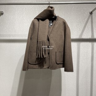 jessyline国内正品专柜代购2024冬款杰茜莱短大衣444105141-1280