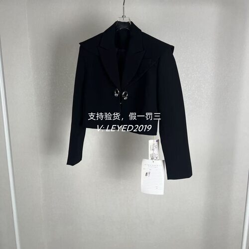 MixMax/ins特卖2023春季国内专柜正品短款休闲西装123115633-1179