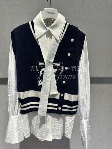 Jsister 2023秋款专柜正品新款百搭针织衫女S332216139-1290