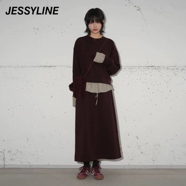 jessyline杰茜莱2026新款上衣半身裙两件套通勤套装532216167-599