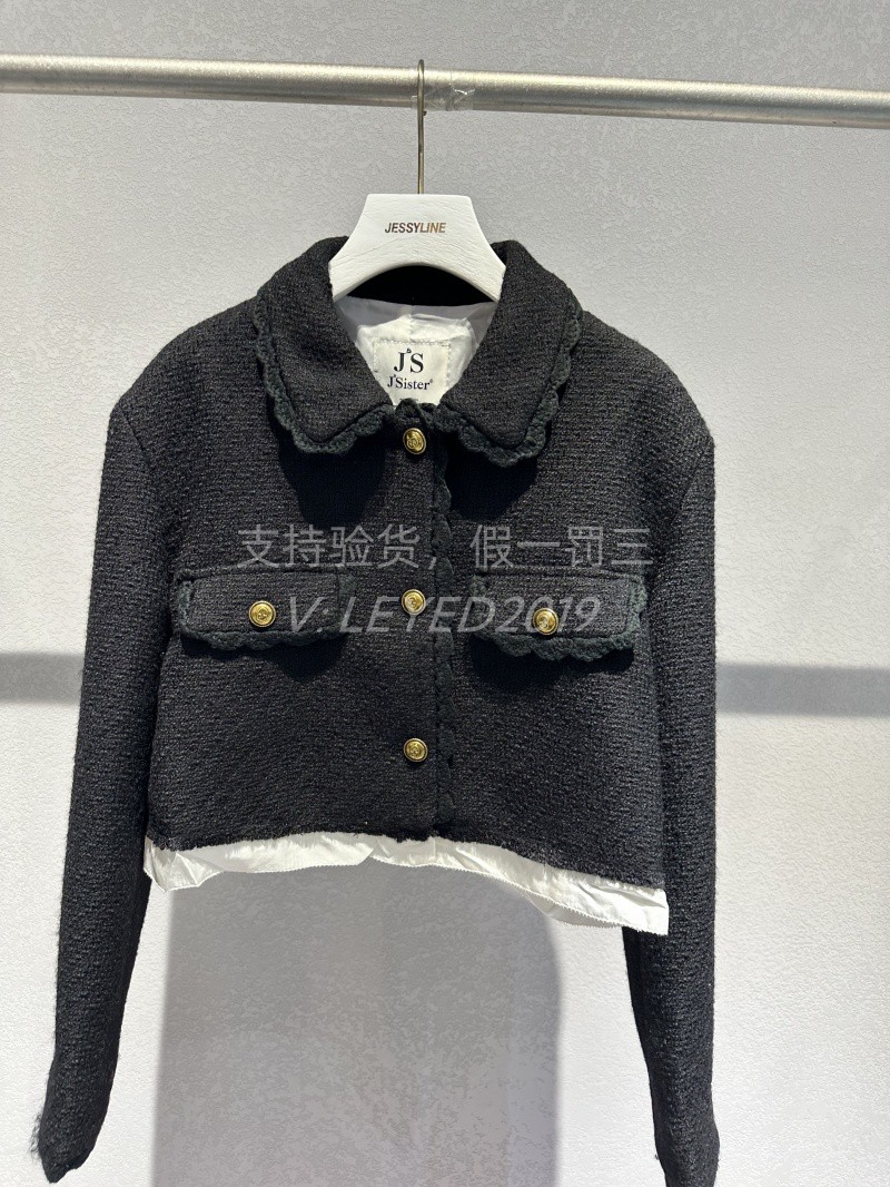 JS/jsister2023秋国内正品代购小香风气质短外套S332107117-1390