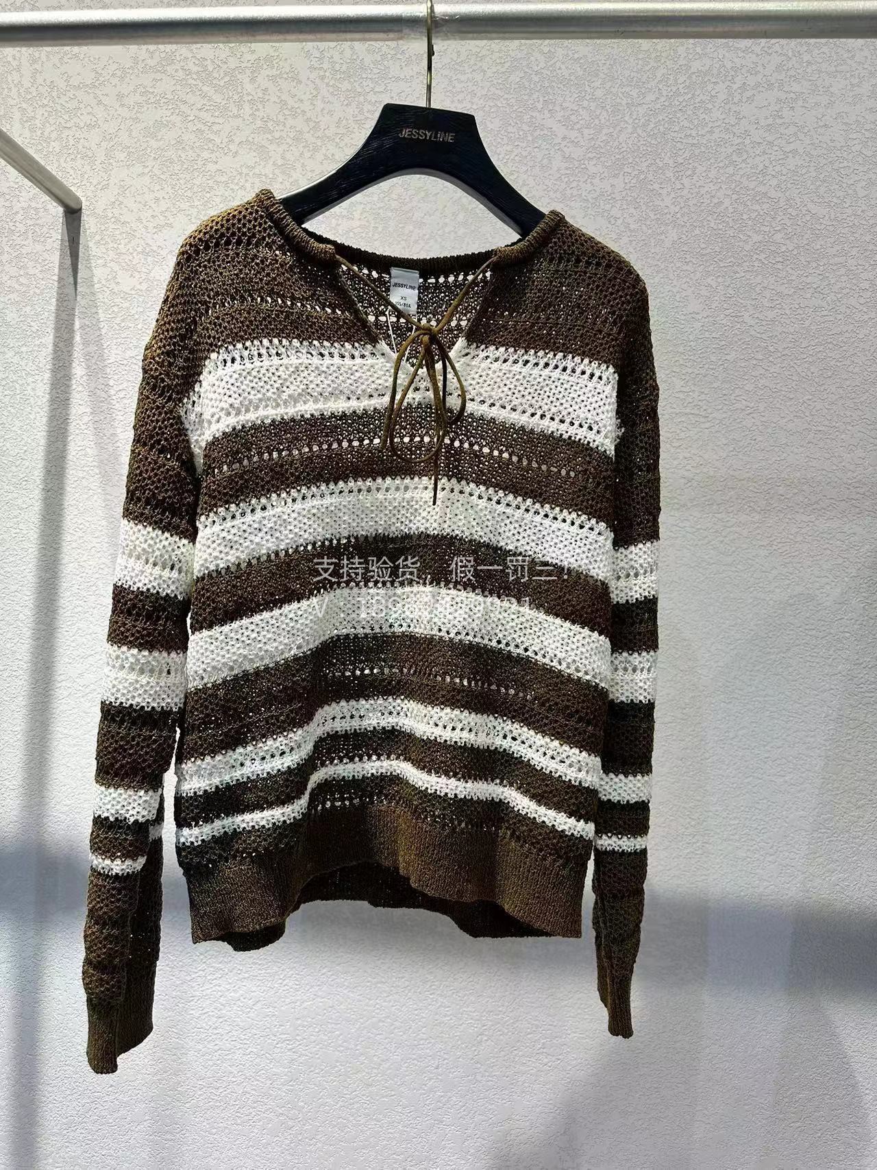 专柜正品针织衫杰茜莱套头