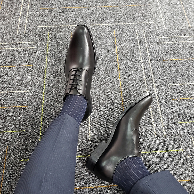 简约大气！正装小方头牛津鞋