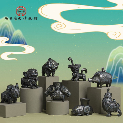 陕历博文创超活化青铜小分队盲盒