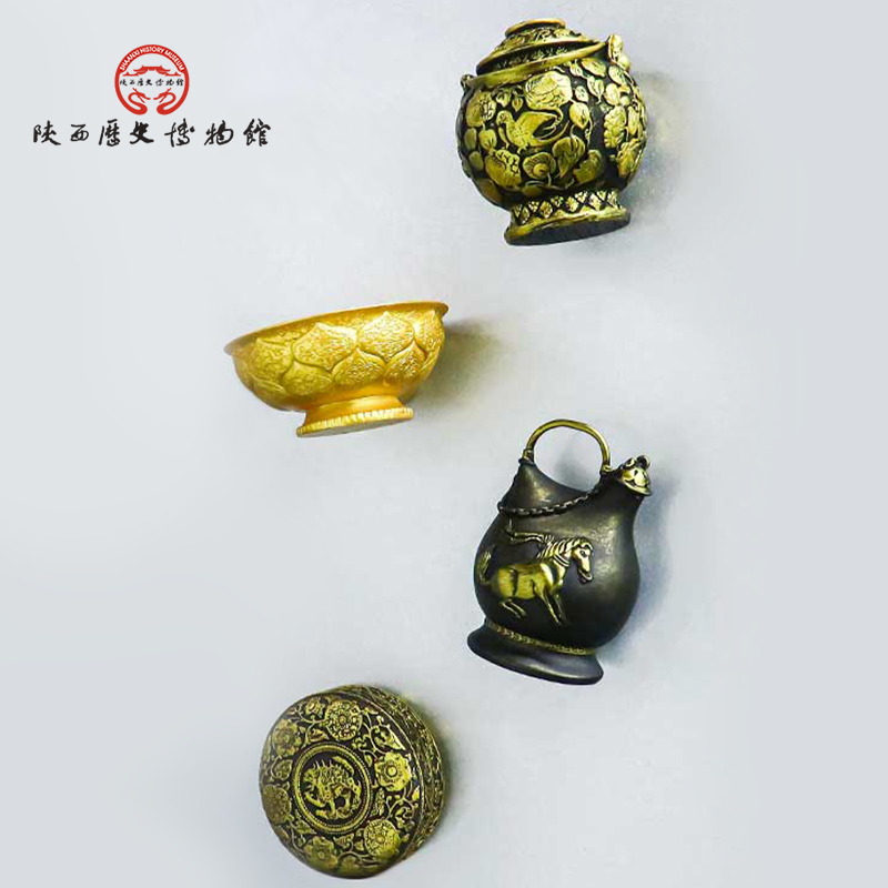 陕历博文创何家村宝藏冰箱贴套装