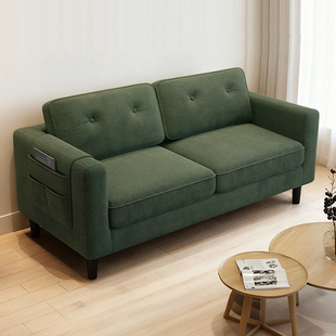 沙发客厅小户型民宿出租房双三人沙发灯芯绒布艺服装店简约办公室