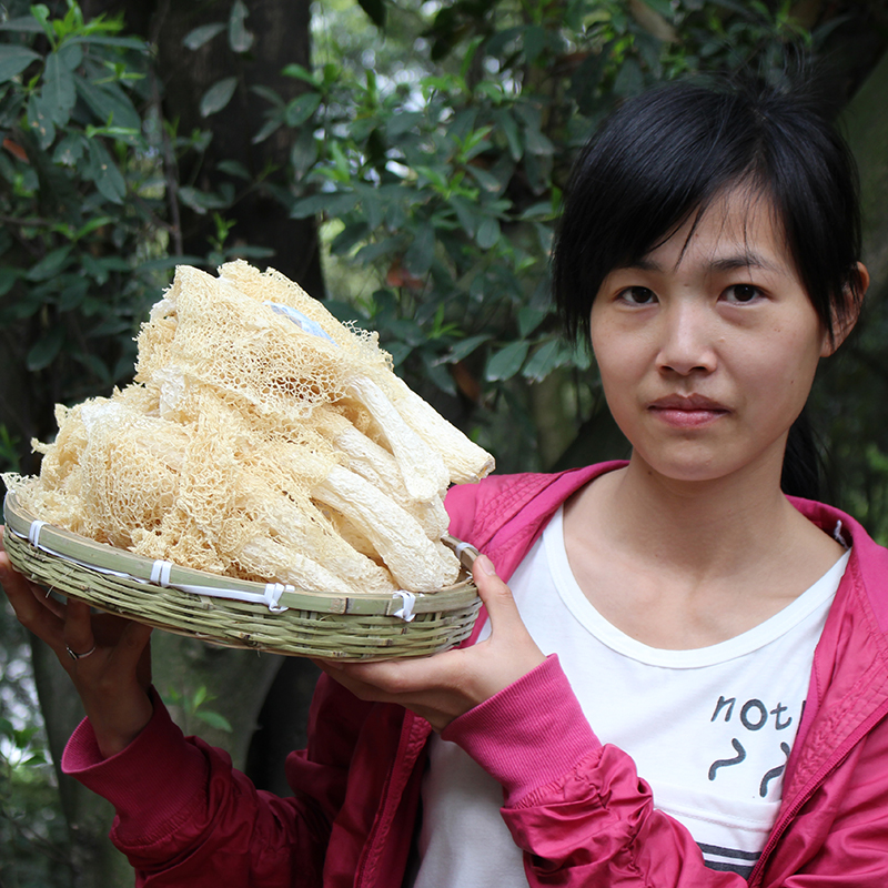 娟姐古田优质竹荪竹林无熏硫100g