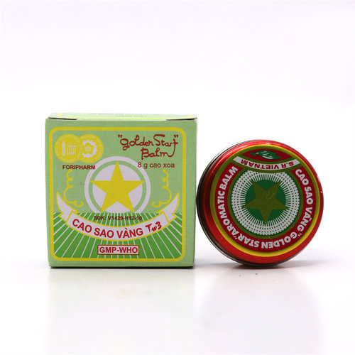越南金星牌清凉油万金油膏cao sao vang软膏提神醒脑蚊虫叮咬止痒