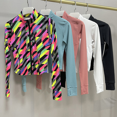 健身外套高弹速干透气瑜伽服修身