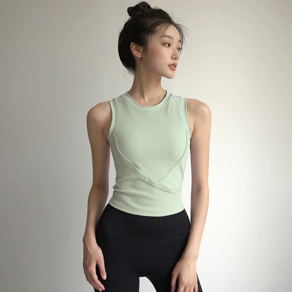 瑜伽服短袖无袖背心速干运动