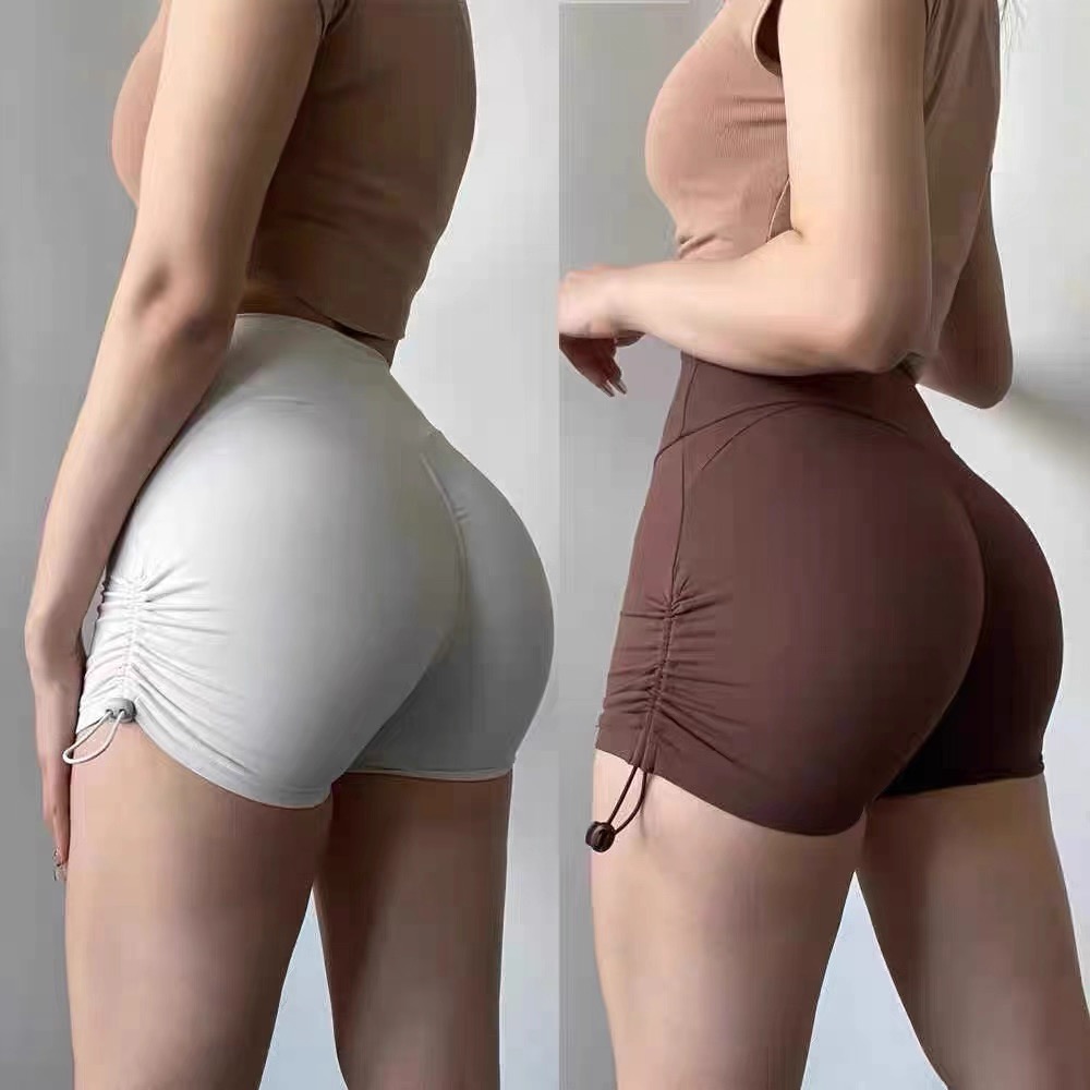 夏季运动瑜伽性感抽绳短裤