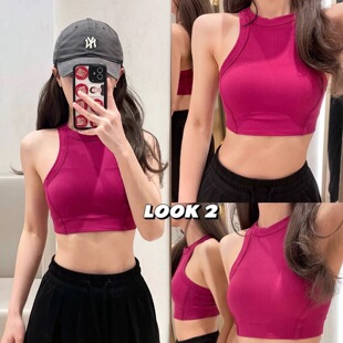 新款 背心 2026工字背心防震运动文胸普拉提瑜伽服健身文胸胸罩无袖