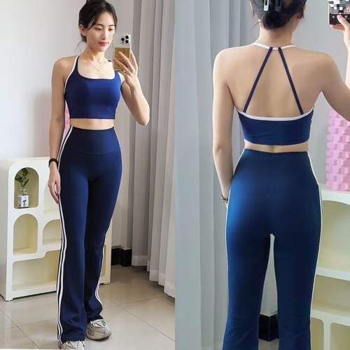 新款瑜伽套装美背女普拉提训练