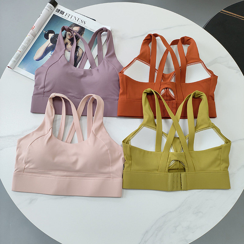专业高强度一体式固定杯防震跑步背心女健身文胸瑜伽运动美背内衣,运动服/休闲服装,运动文胸,淘宝优惠券,粉丝福利购,淘宝优惠卷