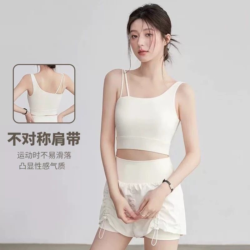 运动内衣女中高强度健身跑步背心图片