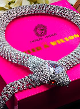 BUTLERWILSON施华洛盘蛇项链