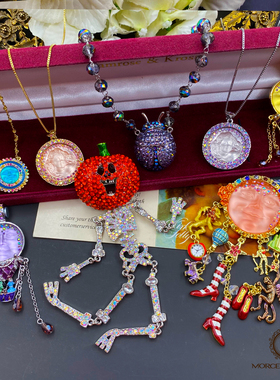 KirksFolly月亮气球项链骷髅杰克