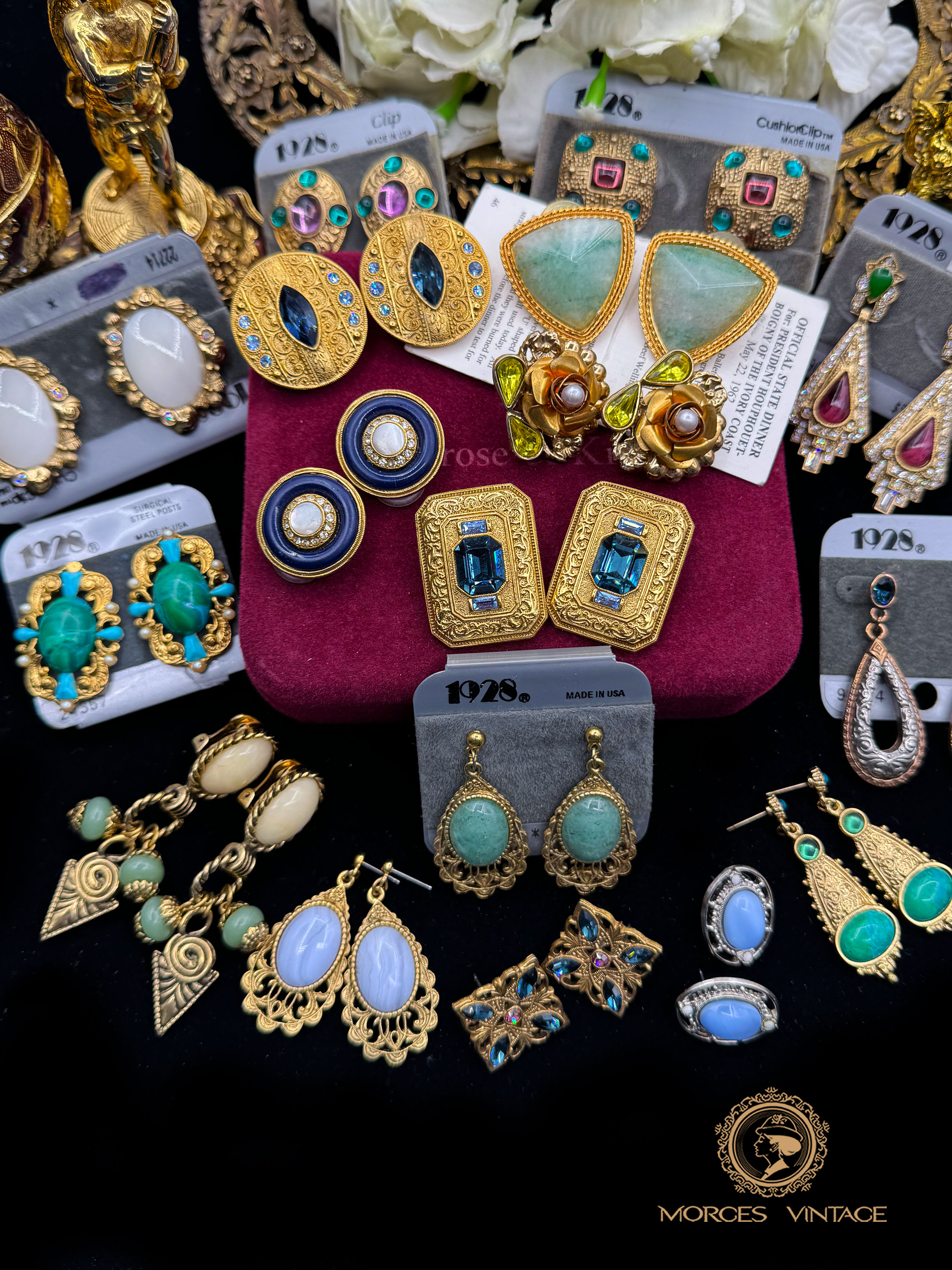 Vintagenapiermonet耳环