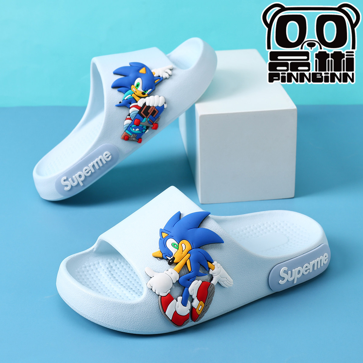 2025索尼克新款男女童一字拖四季