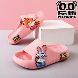 疯狂动物城女童拖鞋儿童凉拖鞋新款小孩女孩室内防滑防臭浴室洗澡