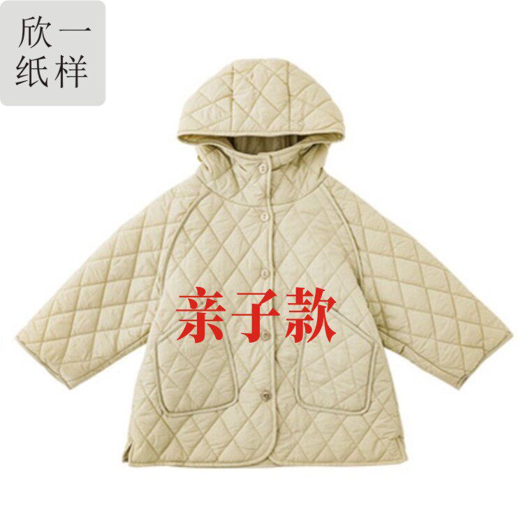 宽松棉衣中长款保暖挡风帽