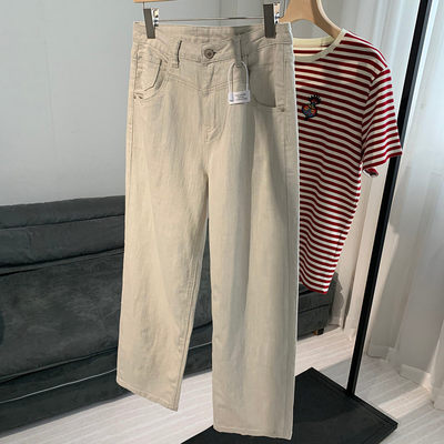 【CHUNXI】【口碑系列】柔软舒适~高腰显瘦经典小直筒牛仔裤女春