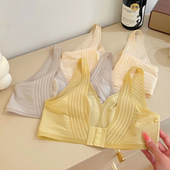 兔耳朵内衣无痕性感冰心水莲面膜薄款 果冻条无钢圈大胸显小胸罩