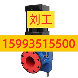 气动胶管阀DQGJX耐磨挤压胶管浆液阀粉末物料颗粒柔性气囊切断阀