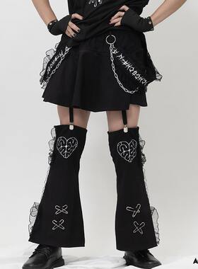 吉儿ICHGO联名脑浆少女铁链吊袜带迷你短裙付袜套ACDCrAG台湾代理