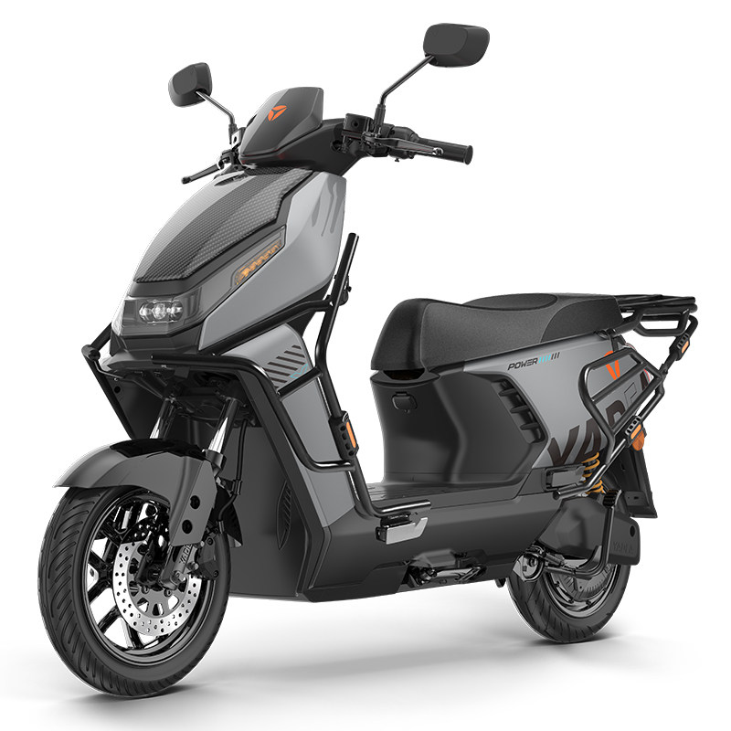 雅迪电摩钛酷S600新款60V72V通用1500瓦电机智能AP外卖电动摩托车