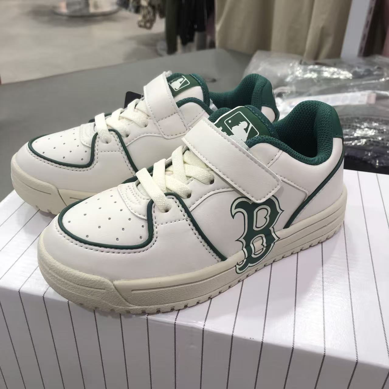 韩国代购MLB儿童休闲鞋板鞋折扣款A33N