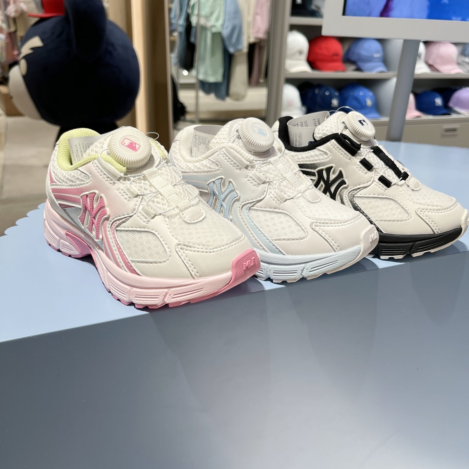 韩国代购儿童MLB时尚潮酷26新款旋钮NY标渐变色休闲运动鞋B36N,童鞋/婴儿鞋/亲子鞋,运动鞋,淘宝优惠券,粉丝福利购,淘宝优惠卷