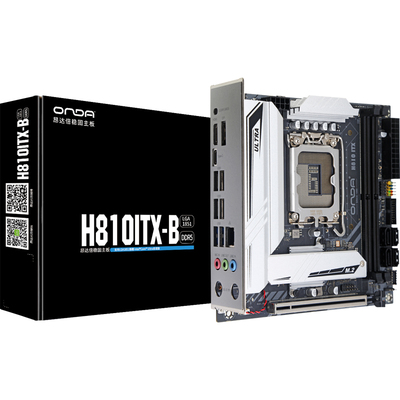 昂达H810ITX-B台式电脑主板itx15代u系统LGA1851双内存条ddr5
