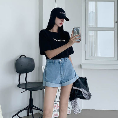 时尚起义pleasing刺绣短袖T恤