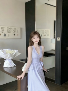 夏季新款甜美初恋条纹蕾丝边V领背心衬衫高腰显瘦半身裙两件套装