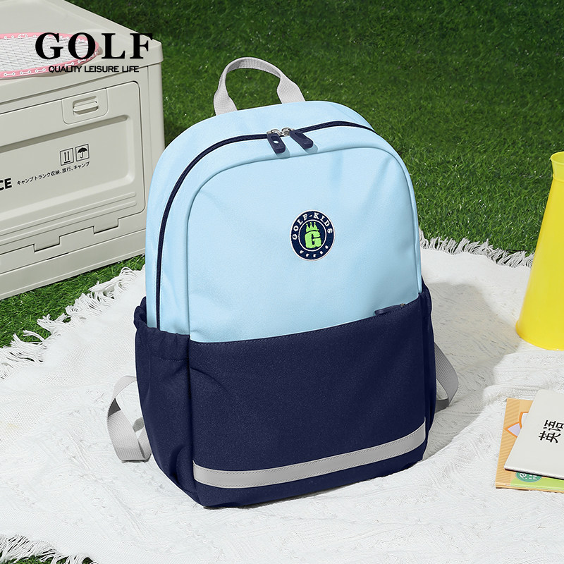 GOLF小学生书包轻便儿童双肩包1-3年级男女童户外出游亲子背包