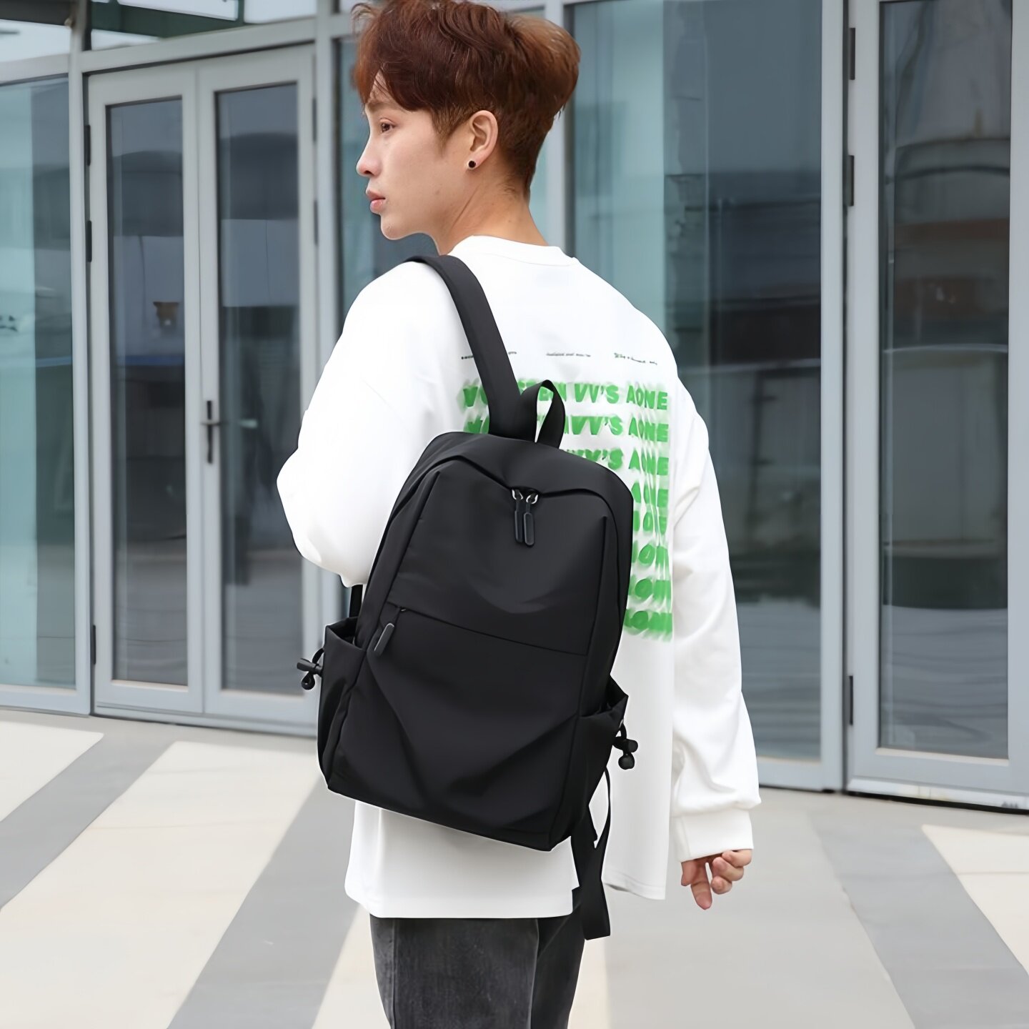 防泼水新款迷你双肩男女通用背包旅行包韩版商务休闲青年学生书包