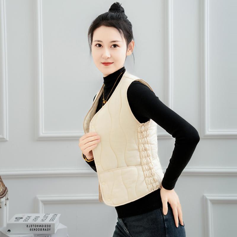 2025新款秋冬加绒女士棉服百搭