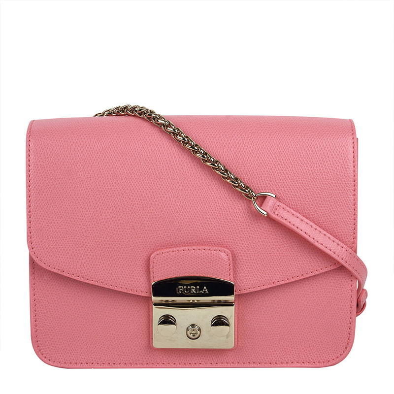 FURLA/ܽÀMETROPOLISţƤÖкÅÁ´ÌõƤÁ´Å®Ê¿Ð±¿æ°üС·½°ü