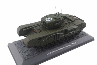 鳄鱼喷火战车合金坦克模型成品 Mk.VII 43英国丘吉尔Churchill