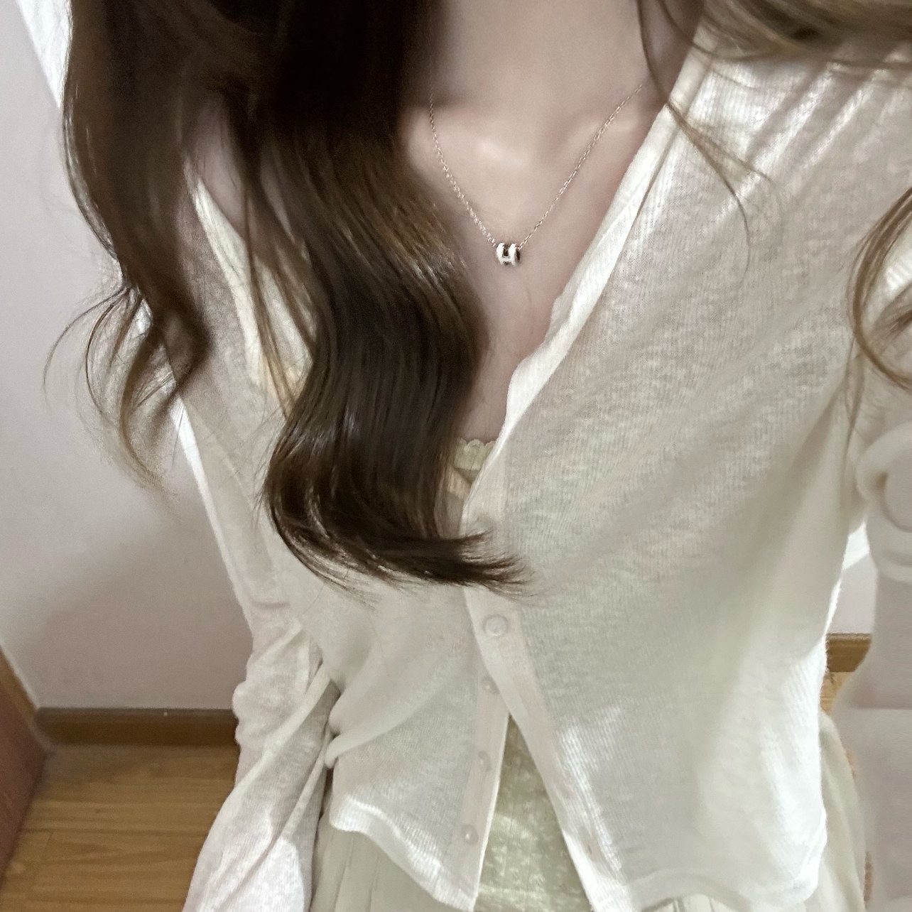 超轻柔！冰丝薄款防晒针织开衫女2026春夏新款宽松长袖外搭上衣潮