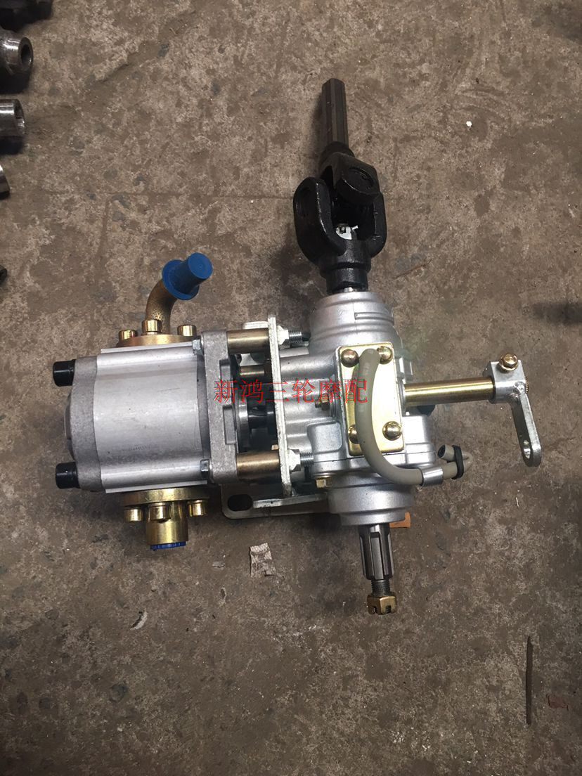大阳宗申福田三轮摩托车配件中置取力液压翻斗转换器支持安装自卸