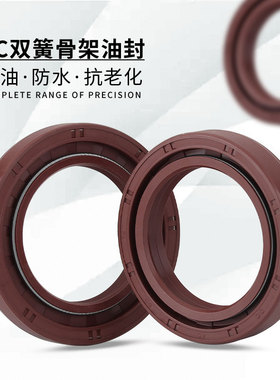 双簧油封DC15*30*8/10农机油封DC18*30*8/10两面弹簧