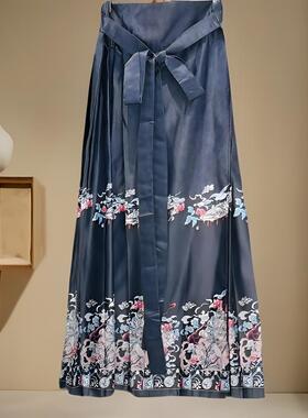 E5F10009A    轻盈秋装  女士马面裙显瘦版型